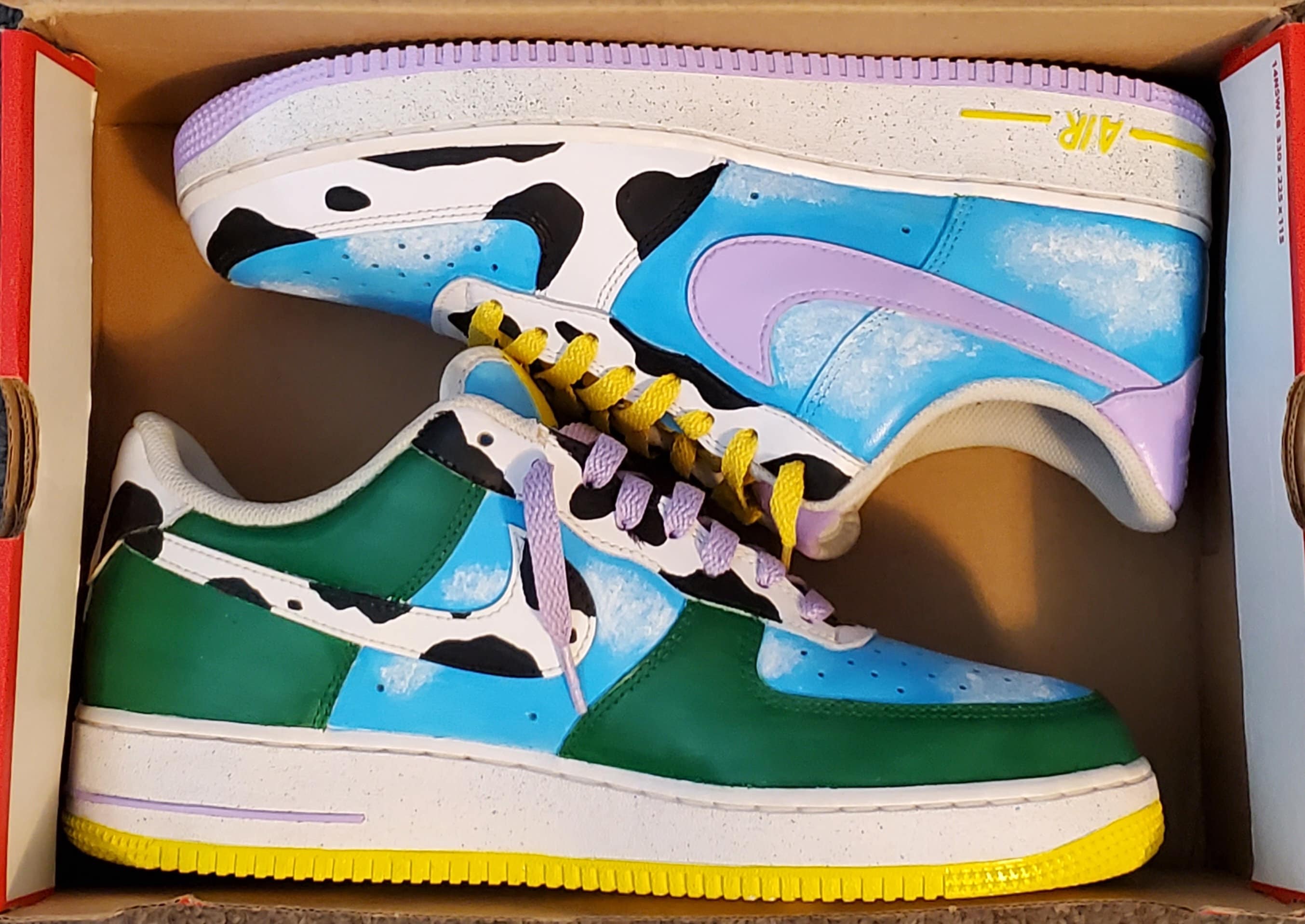 Chunky Dunk Inspired Air Force 1 - Etsy UK