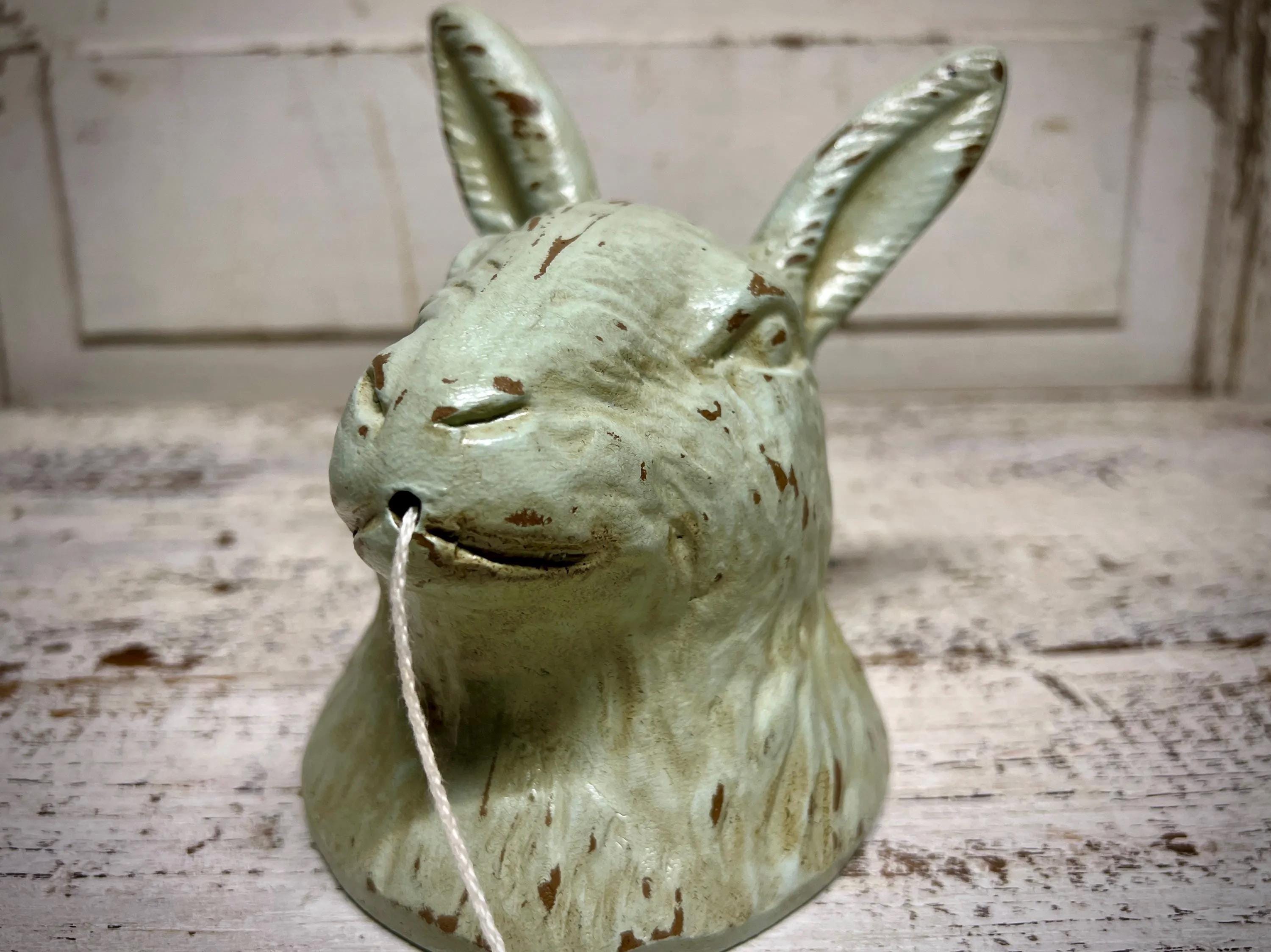 Vintage Rabbit Ceramic String or Twine Dispenser, Wall String