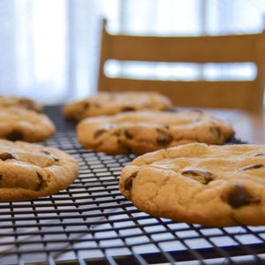 Chocolate Chip Cookies - Gourmet Cookie - Freshly Baked Cookies - Homemade Dessert - Baked Goods - Treats - Sweet Snacks - Homemade Dessert