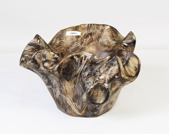 Teak Root Bowl Stained