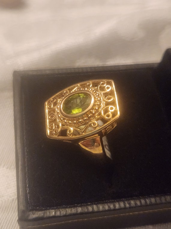 Ross Simon's Peridot Ring - image 3