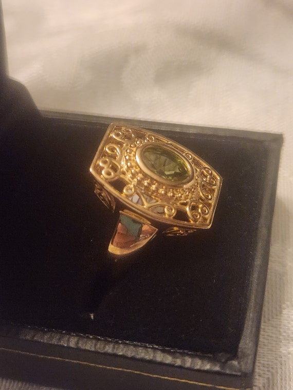 Ross Simon's Peridot Ring - image 2