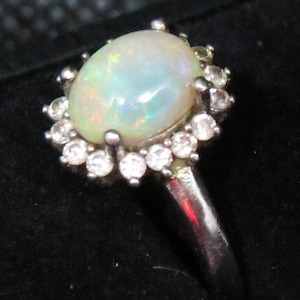 Opal & Cubic Ring