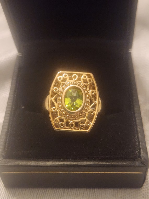 Ross Simon's Peridot Ring - image 1