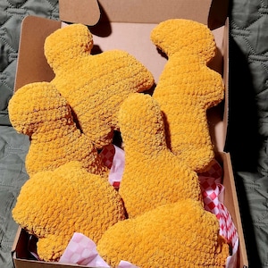 Dinosaur Chicken Nugget Plushies