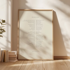 Maya Angelou „Fenomenalna kobieta” | Poezja drukowana | Cytaty o feminizmie | Sztuka literacka