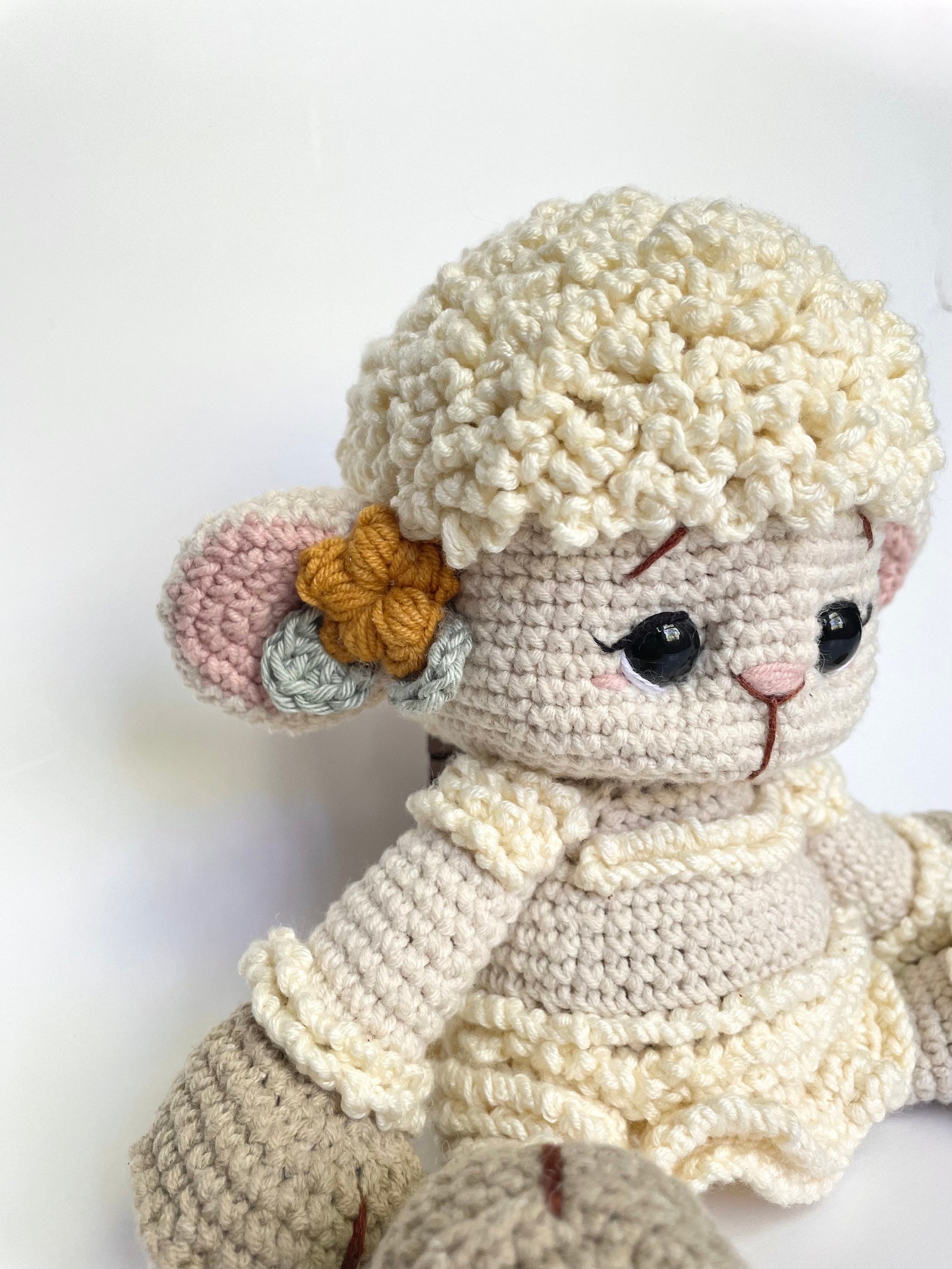 Handmade Lamb Crochet Sheep Crochet Lamb Crochet Baby Gift Toddler
