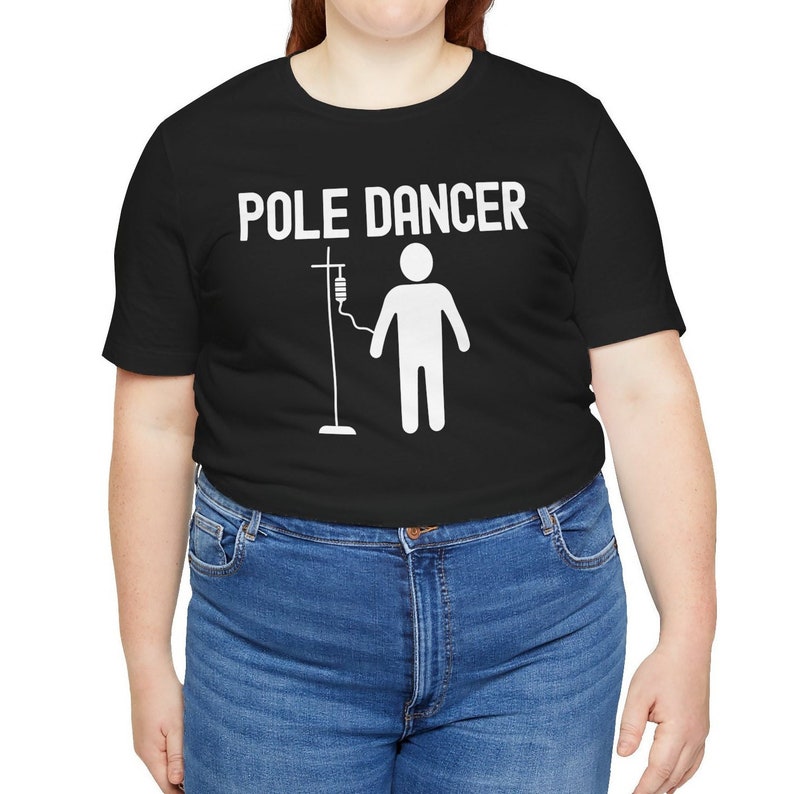Pole Dancer Shirt, Funny Cancer Shirt, Cancer Support Shirt, Chemo Gift, Cancer Survivor Shirt, Chemo Shirt, Sarcastic Cancer Chemo Patient afbeelding 1