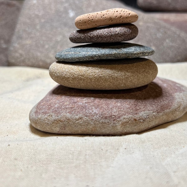 Lake Superior stacking stones