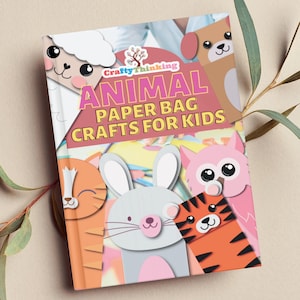 Farmyard Fun: Domestic Animal Paper Bag Puppet Templates for Kids