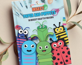 Bug Buddies: Insect Paper Bag Puppet Templates for Creative Play
