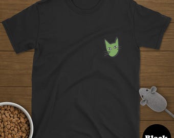 Cat Shirt, Funny Cat T-Shirt, Cat Shirt for Men or Women, Silly Cat, Cat Head