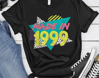 26th Birthday Shirt, Made in 1999, Women's 26th Birthday Tee, Men's 26th Birthday Shirts, 26 Year Old Birthday T-Shirt, 26th Birthday Gift