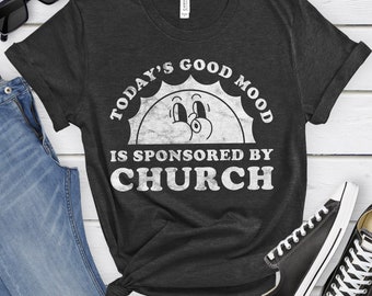 Church Shirt, Funny Church Gift, Church T-shirt for Men or Women, I Love Church, I Heart Church