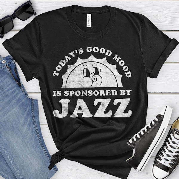 Jazz Shirt, Funny Jazz Musician Gift, Jazz Musician T-shirt for Men or Women, I Love Jazz, I Heart Jazz