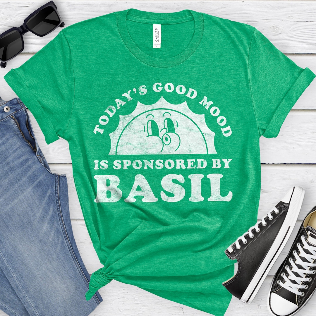 Basil Shirt, Funny Basil Lover Gift, Basil Lover T-shirt for Men or ...