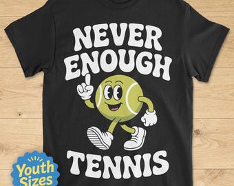 Kids Tennis Shirt, Cute Kids Tennis Shirts, Youth Tennis Tee, Boys or Girls Tennis T-Shirt, Children's Tennis Tshirt