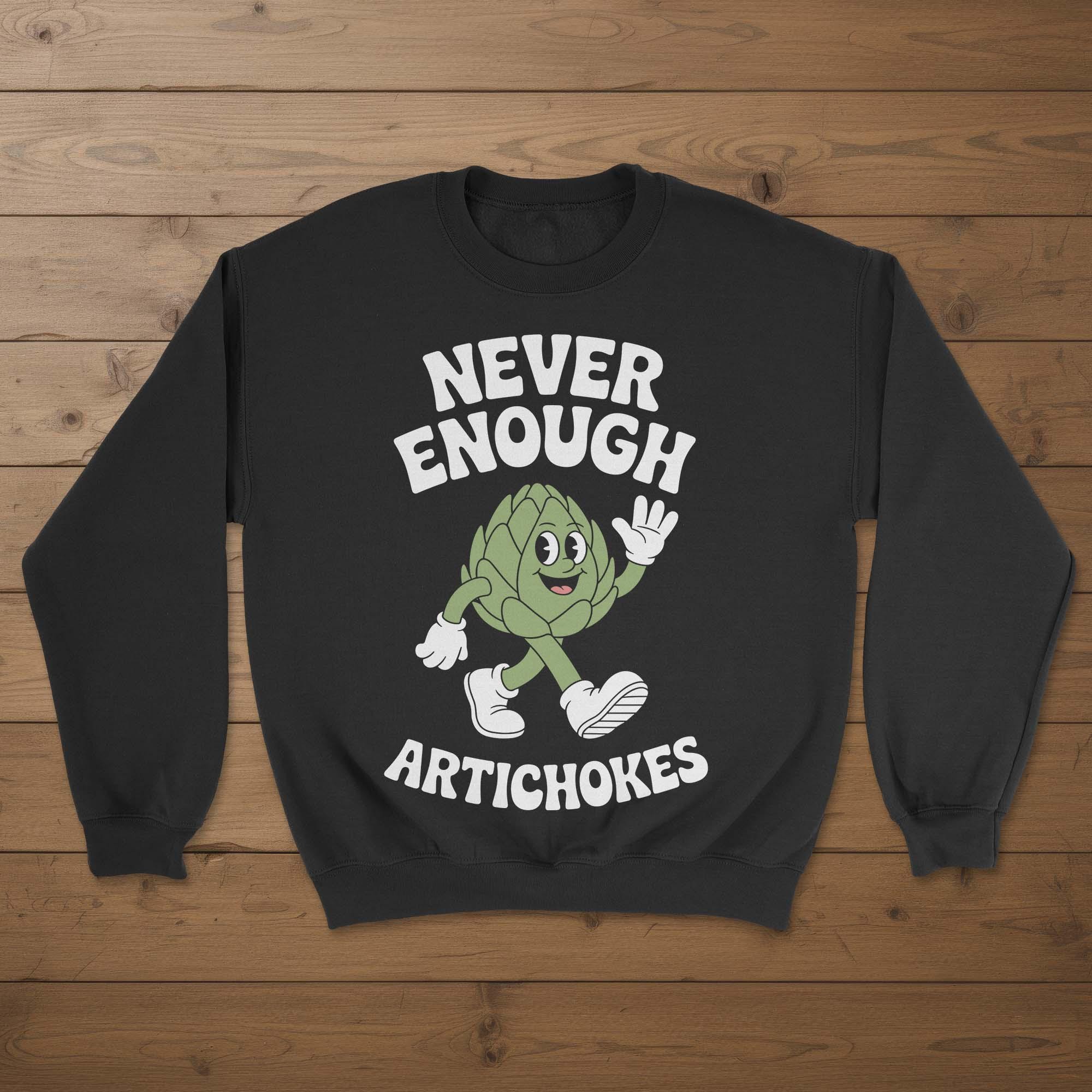 Artichokes Sweatshirt, Funny Artichoke Sweatshirts, Artichoke Crewneck Sweater, Artichoke Sweaters, Artichoke Gift