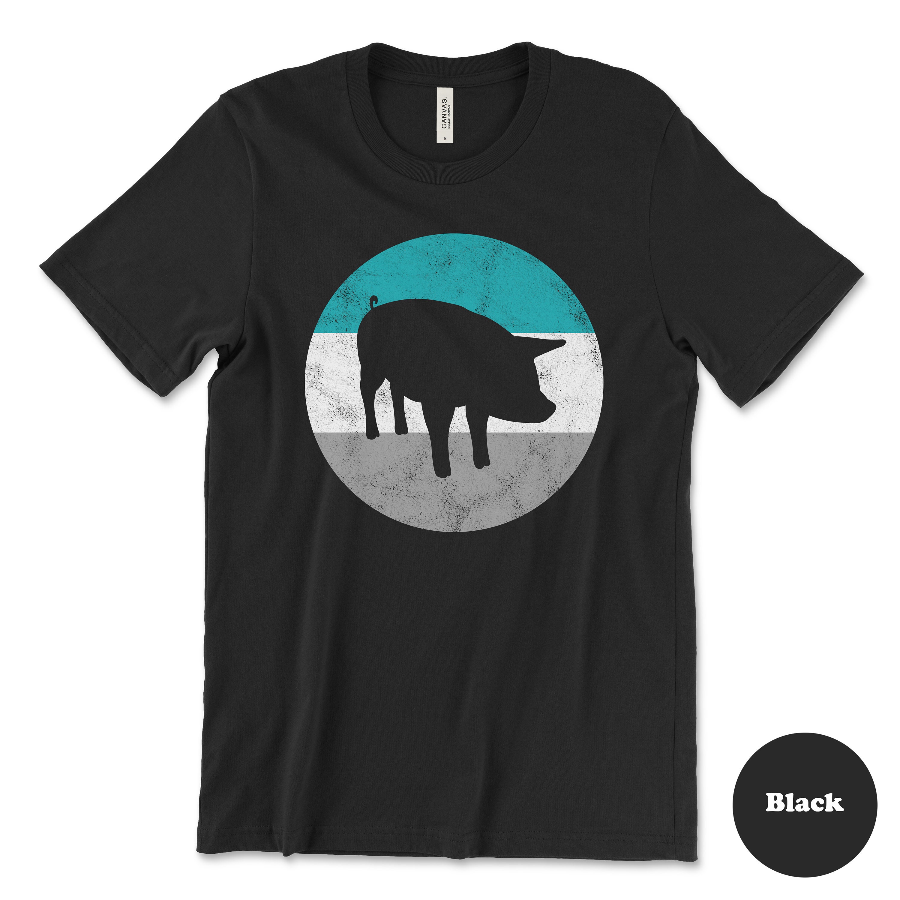 piggs Tシャツ　XL BECAUSE I LOVE PIGGS T I Pig BBQ, I Pork BBQ, I Love BBQ, Piggy Barbecue, Pig Roast