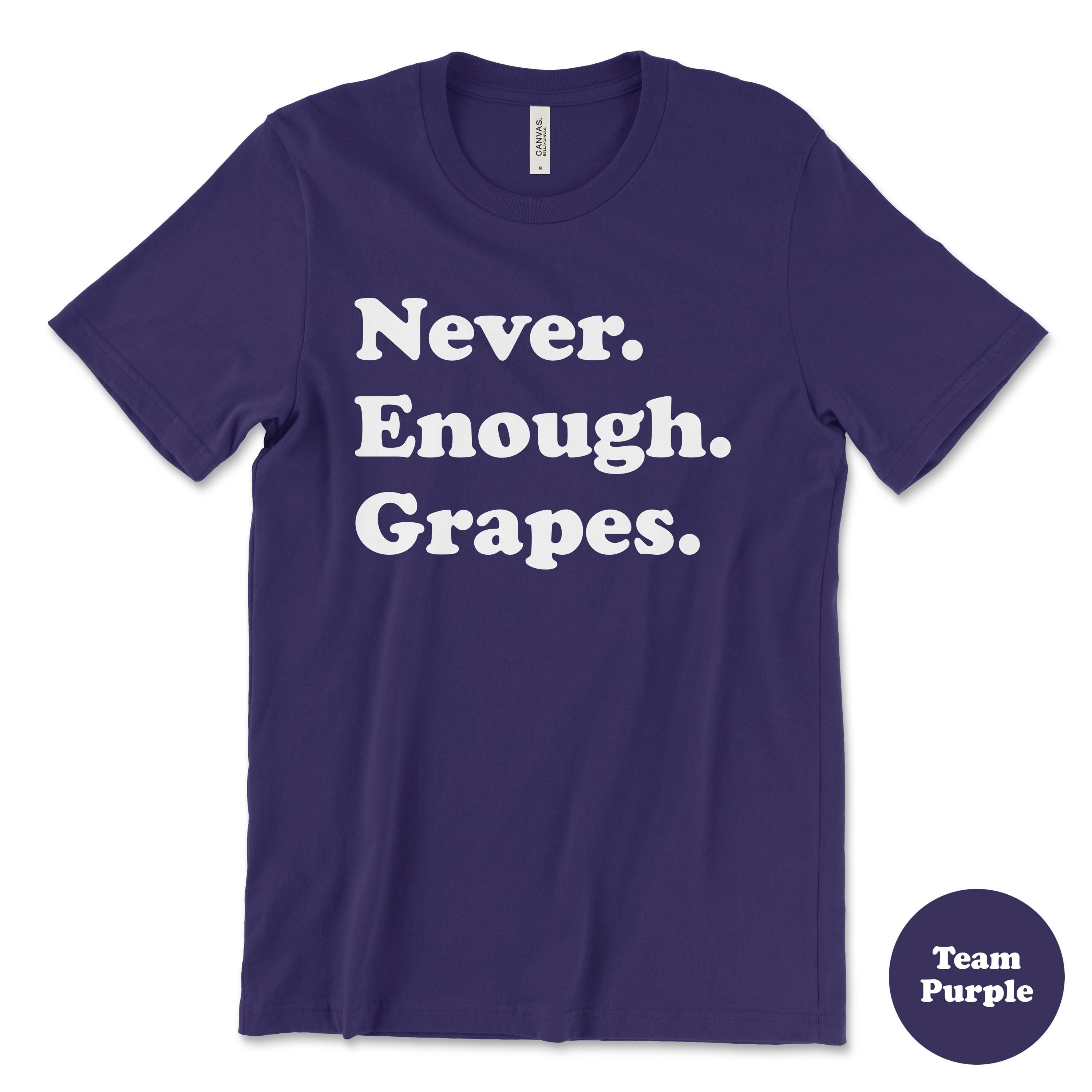T-shirt Homme Grapes - Drôle Hashtag - 100% Coton, Manches Courtes (Hanes) - NEUF