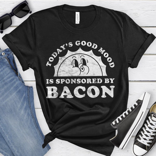 Bacon Shirt, Funny Bacon Lover Gift, Bacon Lover T-shirt for Men or Women, I Love Bacon, I Heart Bacon