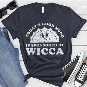 Wicca Shirt, Funny Wiccan Gift, Wicca T-shirt for Men or Women, I Love Wicca, I Heart Wicca