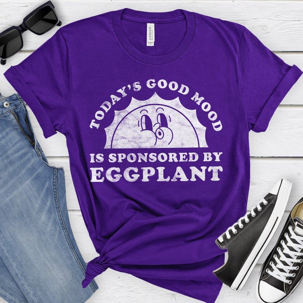 Eggplant Pattern Print Women's Sweatshirt