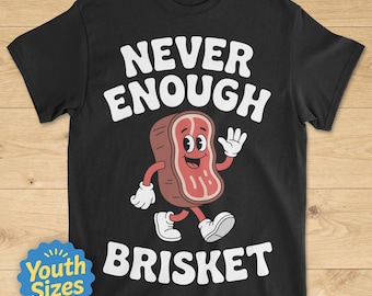 Kids Brisket Shirt, Cute Kids Brisket Shirts, Youth Brisket Tee, Boys or Girls Brisket T-Shirt, Children's Brisket Tshirt