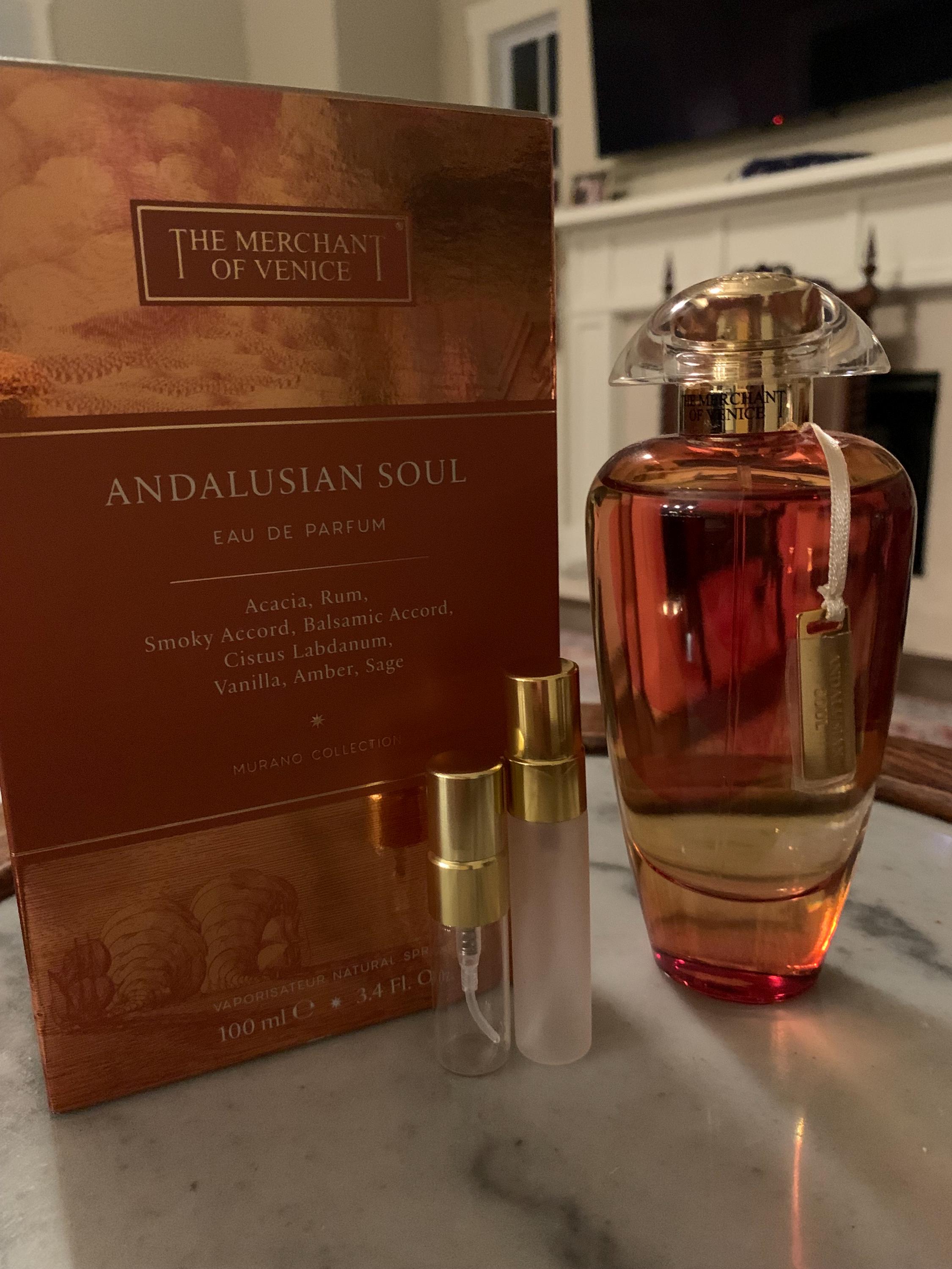 The Merchant of Venice Andalusian Soul Eau De Parfum . Three or 