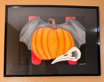 Framed Halloween Picture