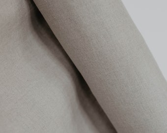 Natural undyed softened Linen fabric cut by Meter by Yard for Sewing