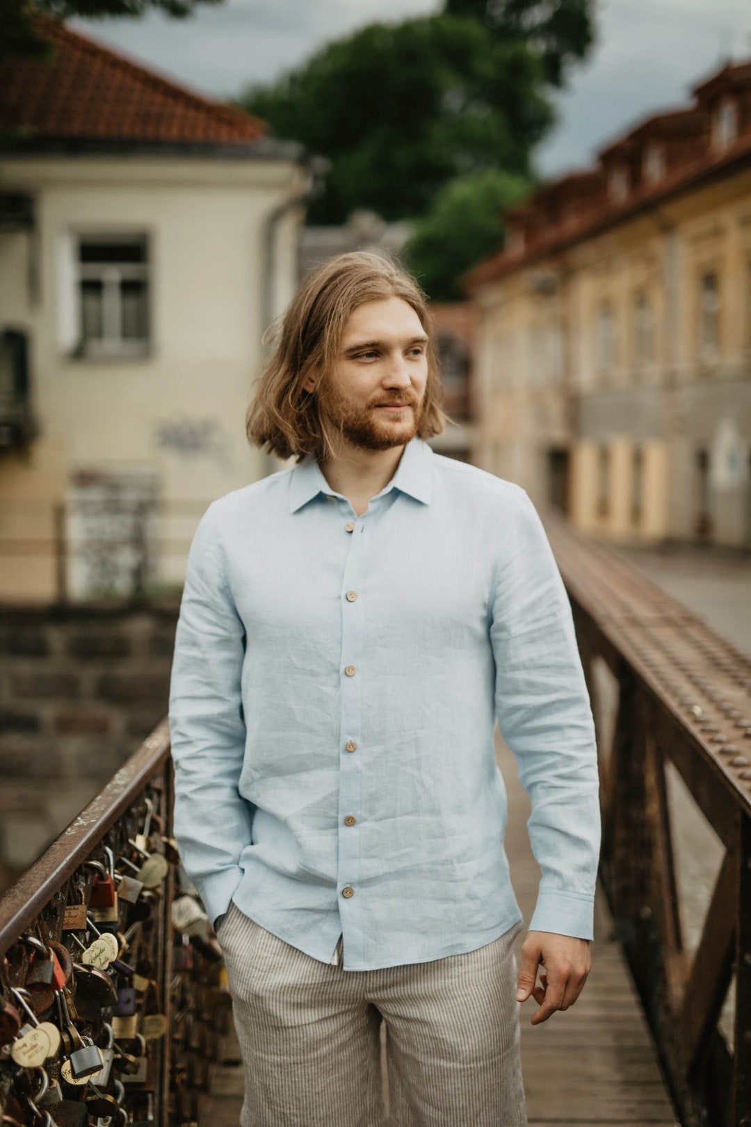 Elias | Casual Men's Linen Shirts
