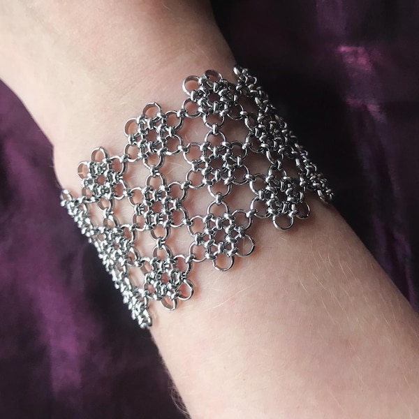 Chainmaille Cuff - Etsy