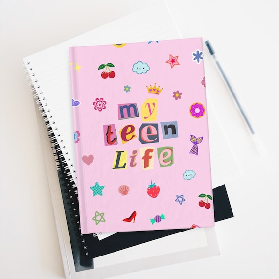 My Teen Life Journal Blank, Scrapbook Journal, Teenagers