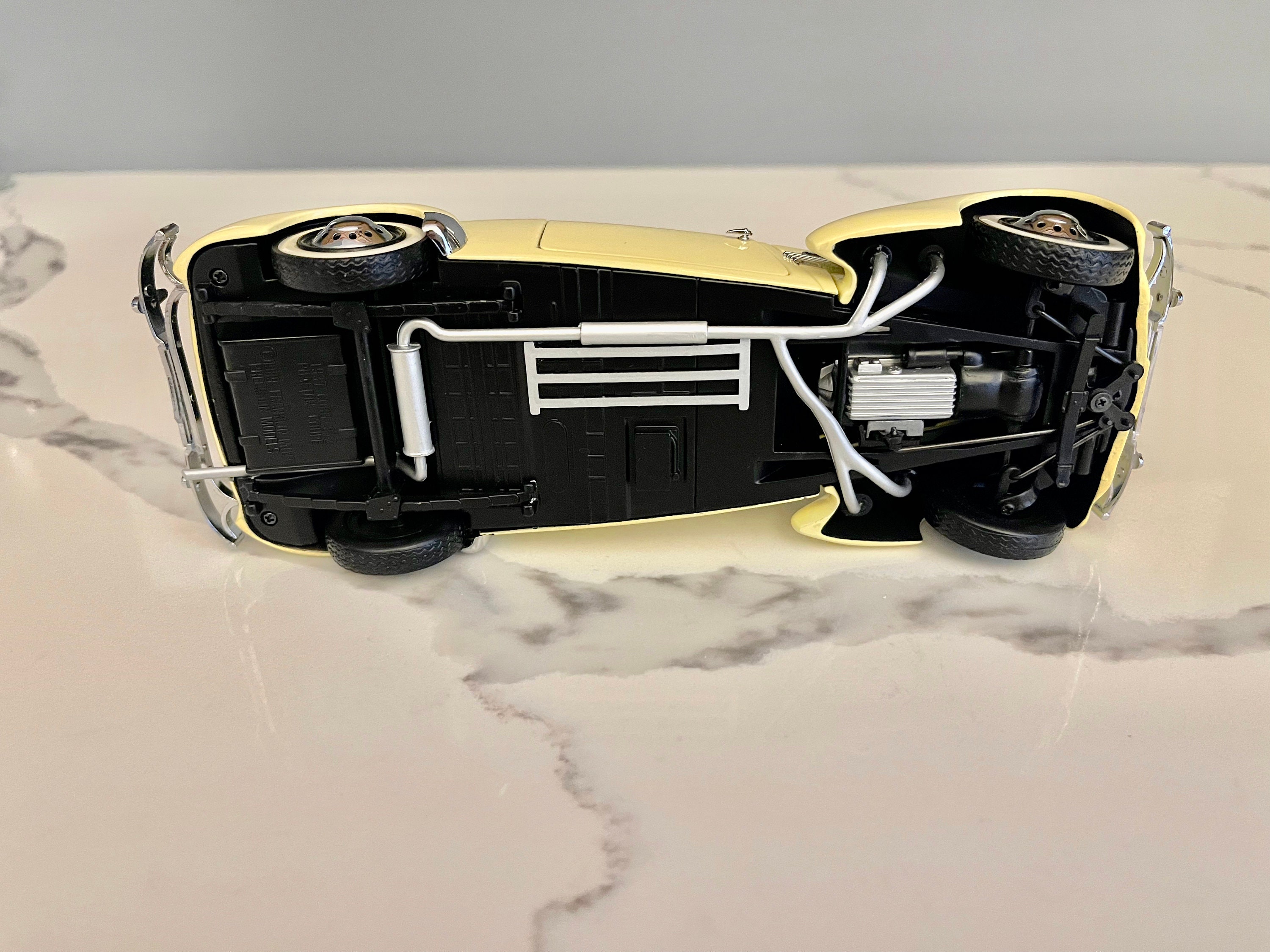 Franklin Phaeton Mint, Vintage 1937 Cord 812 Yellow Phaeton Coupe