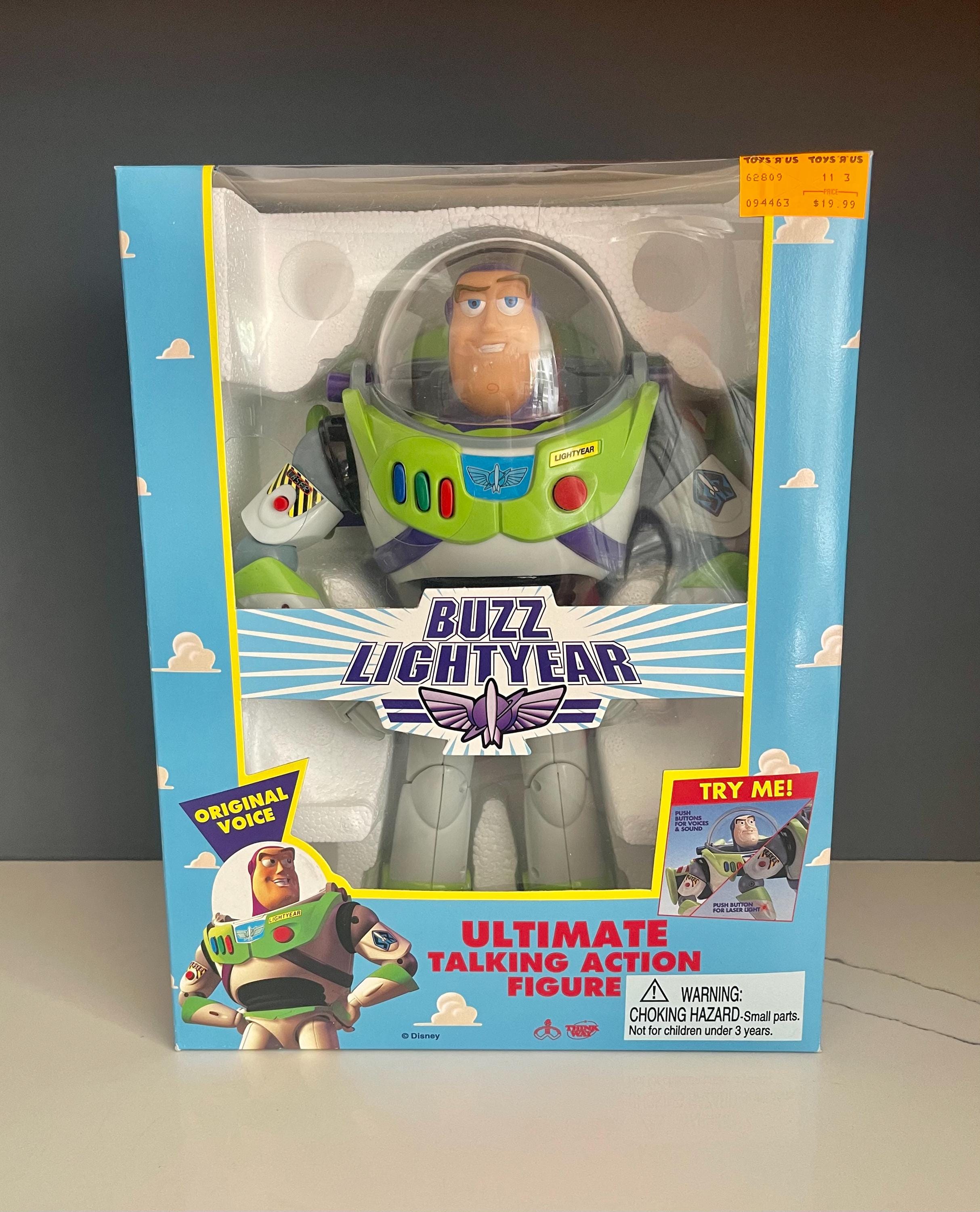Vintage Talking Buzz Lightyear, From the Movie Toy Story, in the