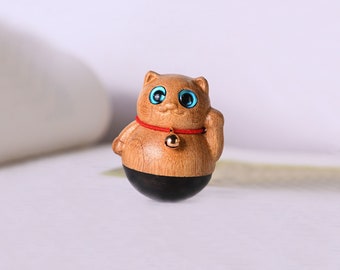 Cat Tumbler Mini Desktop Ornaments | Sandalwood Creative Personality Toys