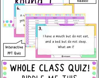 Quiz de Charadas, Testes de Identificação de Charadas, Recursos para Professores