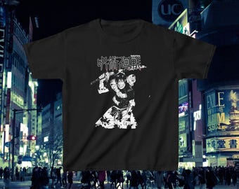 TOJI Fushiguro Jujutsu Kaisen-uniseks softstyle-T-shirt voor jongeren