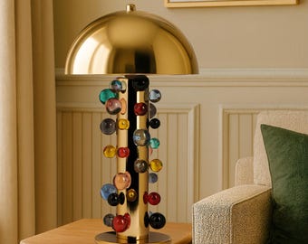 Bubble Colorful Glass Table Lamp, Modern Mushroom Lamp, Handmade Lighting
