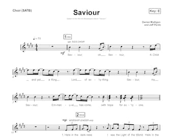 We Are Messengers - Saviour Sheet Music | Christian Piano Song, Digital Download, Hymn Notation, Printable PDF, Worship Piano Arrangement