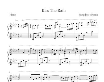 Yiruma - Kiss The Rain Piano Sheet Music - Printable PDF for Beginners & Advanced Pianists - Romantic Music Notation, Digital Music Sheet