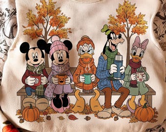 Halloween Mickey and Friends png, Fall Pumpkin png, Autumn png, Fall Girly png, Fall Sublimation, Tis the season, Pumpkin png, Fall vibes