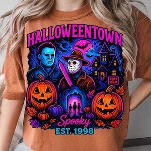 Halloweentown Est 1998 png, Retro Halloween png, Halloween Pumpkin png, Trendy Halloween png, Pumpkin png, Fall png, Halloween png