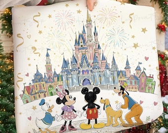 Mickey and Friends Magical Park PNG, Happiest Place On Earth Png, Magical Castle Png, Mouse Castle Png, Family Vacation, Magical Kingdom Png