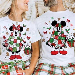 Mickey and Friends Christmas Png, Family Xmas Png , Christmas family Trip Png, Very Merry Xmas Santa Mickey Mouse Png, Instant Download