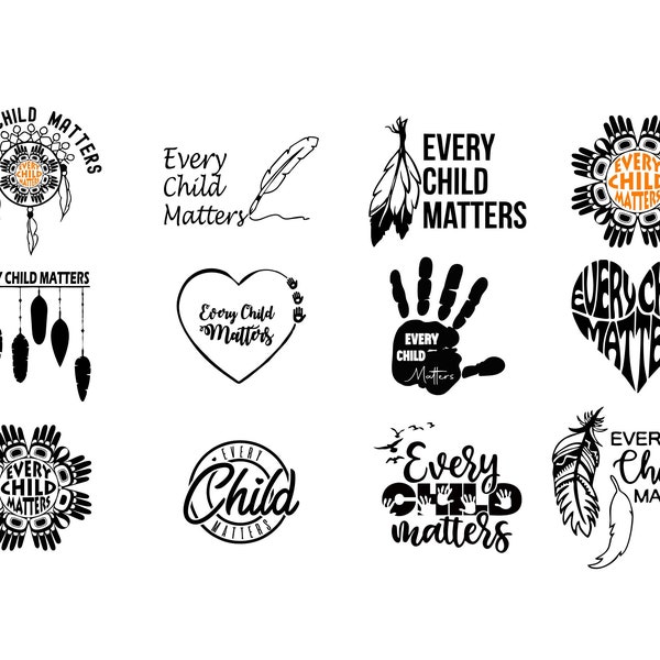 Every Child Matters SVG Bundle, Children School svg, Save Children Quote svg, Every Child svg, Orange Shirt Day, Every Child Matters