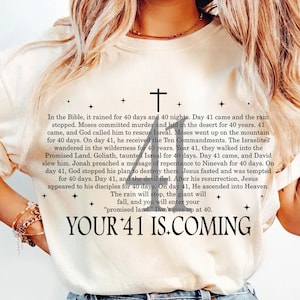 Your 41 is Coming PNG - Christian PNG - Jesus svg png - faith png - Sublimation Design - Christian Svg - Instant Download
