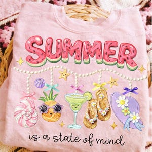 Coquette Beach Vacation Png, Coastal Floral Pearl Shirt Design, Sea Shell Patchwork Png, Beach Life Png, Trendy Ocean Coquette Pearl