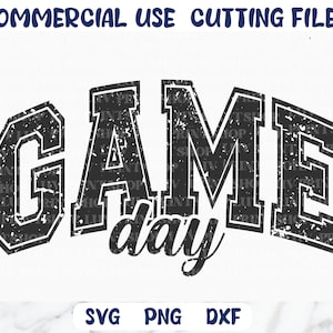 Game Day SVG, Game Day PNG, Game Day Vibes Svg, Game Day Vibes Png, Game Day Varsity Svg, Football Svg, Football Png, Sublimation Designs